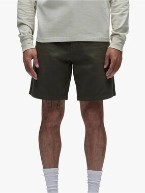 NWT Hudson Men's Cypress Green Venice Chino Short Flat-Front size 30